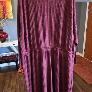 Old Navy Burgundy Maxi Dress